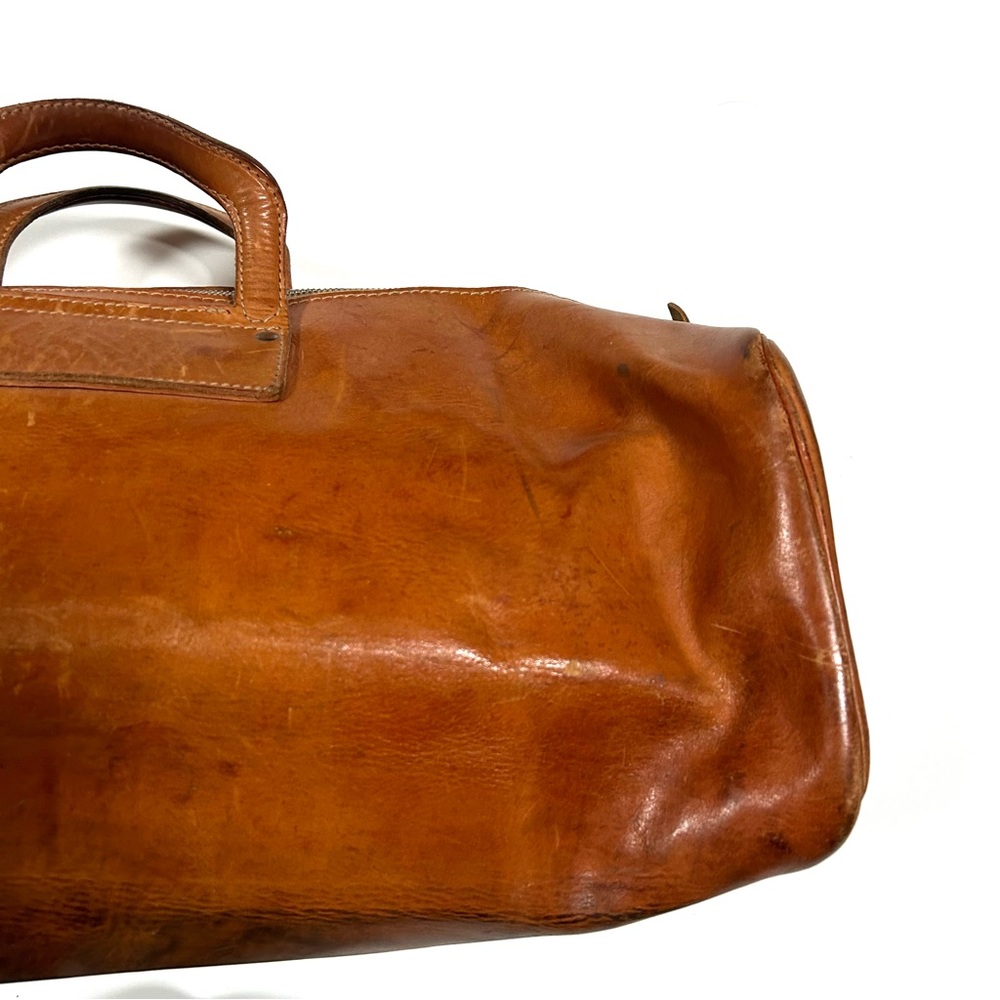 Vintage Leather Duffle bag - Picture 10 of 16